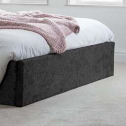 Berlin Crushed Velvet Ottoman Bed Frame - thumbnail 5