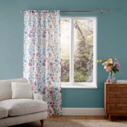 Foxley Print Slot Top Voile Panel - thumbnail 2