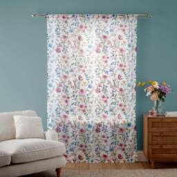 Foxley Print Slot Top Voile Panel - thumbnail 4