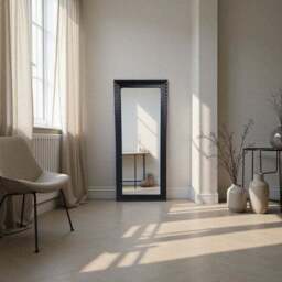 Yearn Diamont Framed Bevelled Full Length Wall Mirror - thumbnail 3
