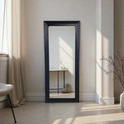Yearn Diamont Framed Bevelled Full Length Wall Mirror - thumbnail 1