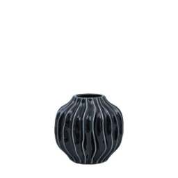 Organic Ribbed Ceramic Vase - thumbnail 4