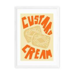 East End Prints Custard Cream Framed Print - thumbnail 2