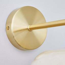Lacey Alabaster Glass Wall Light - thumbnail 4