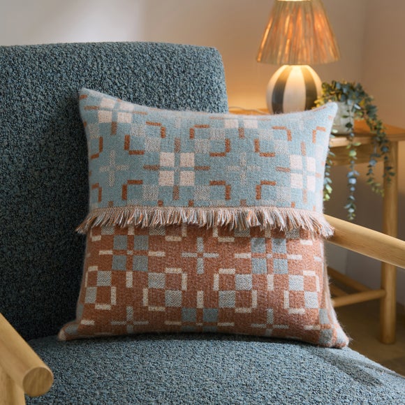 Welsh Blanket Effect Square Cushion - image 1