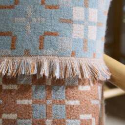 Welsh Blanket Effect Square Cushion - thumbnail 2