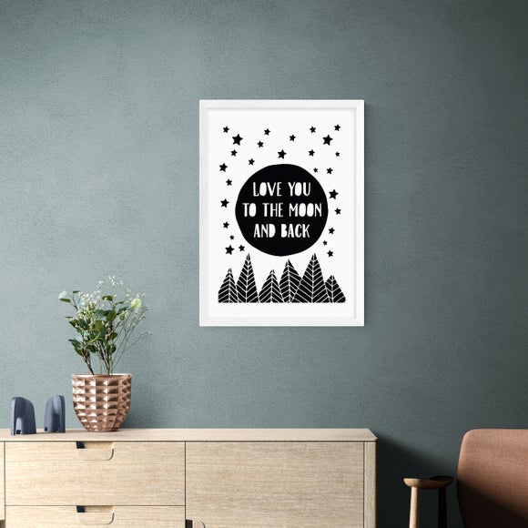 East End Prints To The Moon Print - image 1