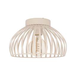 EGLO Mogano Scandi Caged Semi Flush Ceiling Light - thumbnail 1