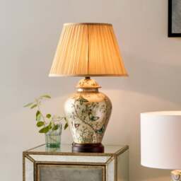 Papilion Butterfly Ceramic Table Lamp - thumbnail 1