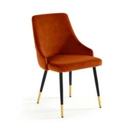 Ariana Set of 2 Dining Chairs, Velvet - thumbnail 5