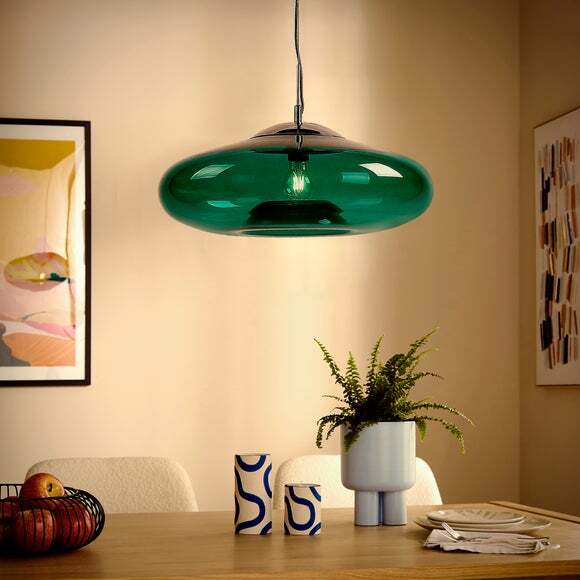 Elements Webber Pendant Light by Dunelm