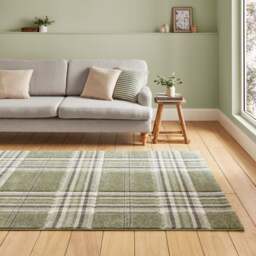 Catherine Lansfield Kelso Check Rug - thumbnail 1