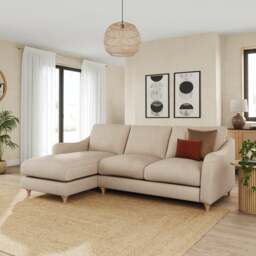 Hattie Cosy Weave Corner Chaise Sofa - thumbnail 1