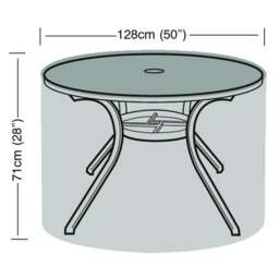 4-6 Seater Round Garden Table Super Tough Cover - thumbnail 1