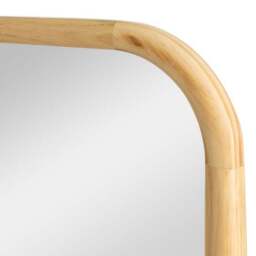 Pine Rounded Full Length Leaner Mirror - thumbnail 2