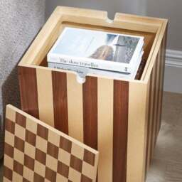 Harmon Games Side Table, Mango Wood - thumbnail 4