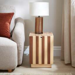 Harmon Games Side Table, Mango Wood