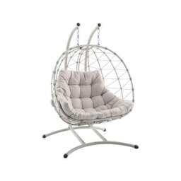 Pacific Lifestyle Lyon Outdoor Double Hanging Chair - thumbnail 4
