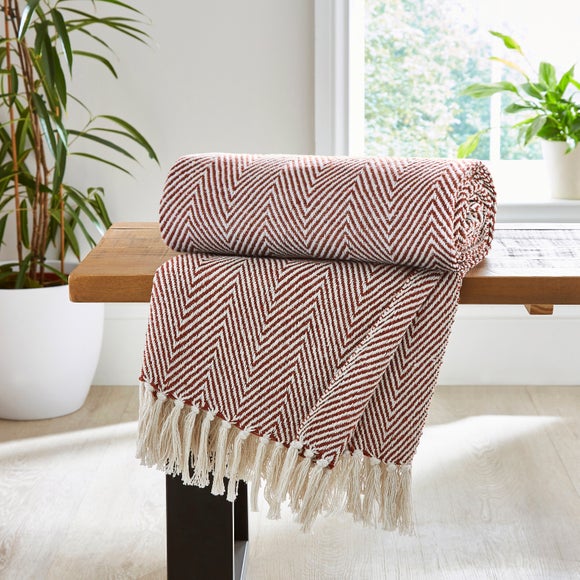 Jenson Herringbone Throw Blanket - image 1