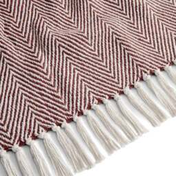 Jenson Herringbone Throw Blanket - thumbnail 4