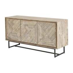Pacific Marca 3 Door Sideboard, Natural Acacia Wood - thumbnail 3