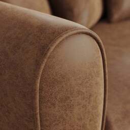 Blake Arizona Faux Leather 3 Seater Sofa - thumbnail 5
