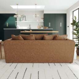 Blake Arizona Faux Leather 3 Seater Sofa - thumbnail 3
