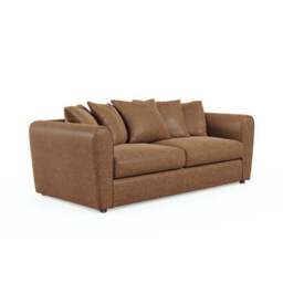 Blake Arizona Faux Leather 3 Seater Sofa - thumbnail 6