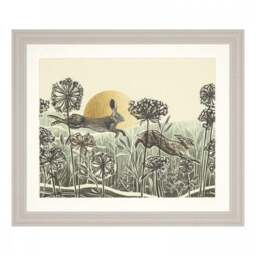 Cedar & Sage Light of Day Hare Framed Print - thumbnail 2