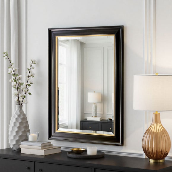 Yearn Georgian Framed Bevelled Rectangle Wall Mirror - image 1