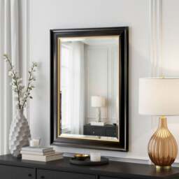 Yearn Georgian Framed Bevelled Rectangle Wall Mirror - thumbnail 1