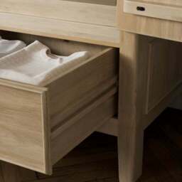 Portland Double Wardrobe, Mango Wood - thumbnail 4