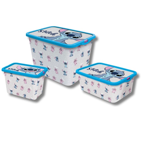 Stitch Set of 3 Storage Boxes - image 1