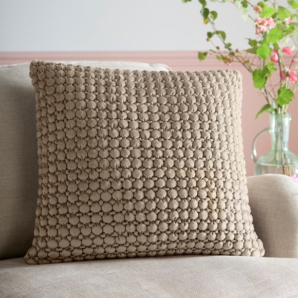 Appletree Bobble Velvet Square Cushion - image 1