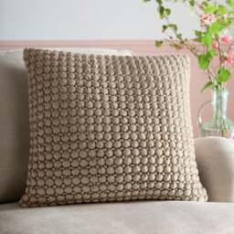 Appletree Bobble Velvet Square Cushion