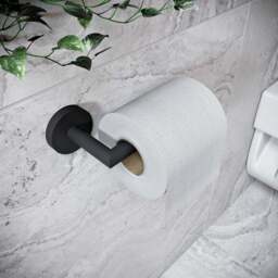 Epsom Flexi-FixTM Matt Black Toilet Roll Holder - thumbnail 6