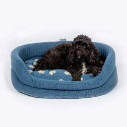 Danish Design Fleece Harbour Paw Slumber Dog Bed - thumbnail 3