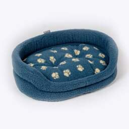 Danish Design Fleece Harbour Paw Slumber Dog Bed