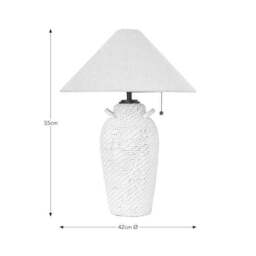 Churchgate Bradgate Rattan Table Lamp - thumbnail 5
