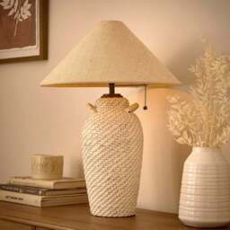 Churchgate Bradgate Rattan Table Lamp - thumbnail 2