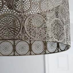 Manila Nickel Easy Fit Pendant Shade - thumbnail 3