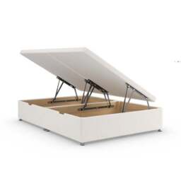 Luxury Side Ottoman Bed Frame, Teddy Fabric - thumbnail 6