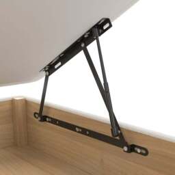 Luxury Side Ottoman Bed Frame, Teddy Fabric - thumbnail 5
