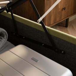 Brandon Velvet Ottoman Bed Frame - thumbnail 5