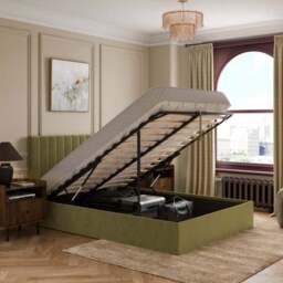 Brandon Velvet Ottoman Bed Frame - thumbnail 3