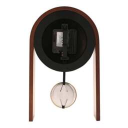 Interval Mid-Century Arched Pendulum Wooden Desk Clock - thumbnail 5