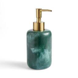 Nouveau Green Marble Resin Soap Dispenser - thumbnail 2