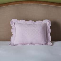 Dorma Soft Scalloped Rectangle Cushion - thumbnail 1