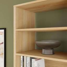 Hardy Slim Bookcase, Oak Effect - thumbnail 2