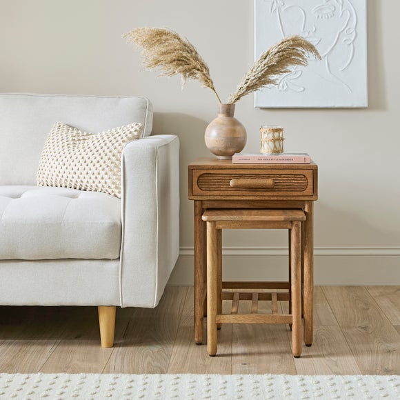 Khari Nesting Side Tables, Mango Wood - image 1